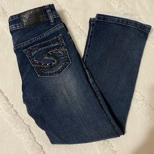 Silver Jeans Tammy boot cut youth girls 6 adjustable waist. tammy1326